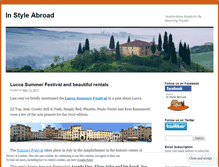 Tablet Screenshot of instyleabroad.wordpress.com