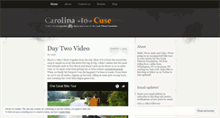 Desktop Screenshot of carolinatocuse.wordpress.com