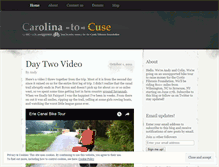 Tablet Screenshot of carolinatocuse.wordpress.com