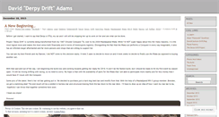 Desktop Screenshot of dadamsdrift.wordpress.com