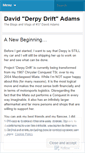 Mobile Screenshot of dadamsdrift.wordpress.com