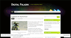 Desktop Screenshot of digitalpaladin.wordpress.com