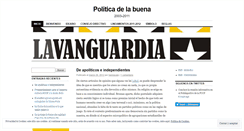 Desktop Screenshot of losvanguardistas.wordpress.com