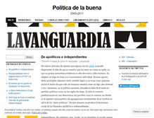 Tablet Screenshot of losvanguardistas.wordpress.com