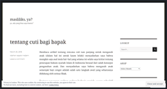 Desktop Screenshot of masliliks.wordpress.com