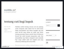 Tablet Screenshot of masliliks.wordpress.com
