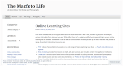 Desktop Screenshot of macfoto.wordpress.com