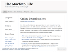 Tablet Screenshot of macfoto.wordpress.com