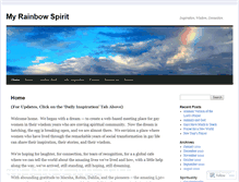 Tablet Screenshot of myrainbowspirit.wordpress.com