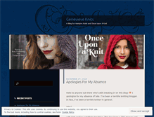 Tablet Screenshot of genevieveknits.wordpress.com