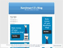 Tablet Screenshot of kenjiman12.wordpress.com