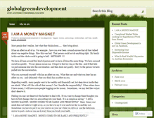 Tablet Screenshot of globalgreendevelopment.wordpress.com