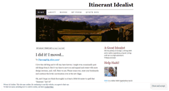 Desktop Screenshot of itinerantidealist.wordpress.com