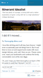 Mobile Screenshot of itinerantidealist.wordpress.com