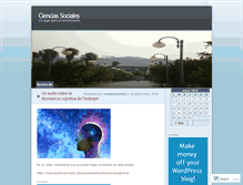 Tablet Screenshot of conocimientossociales.wordpress.com