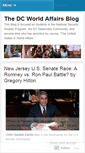Mobile Screenshot of diplomatdc.wordpress.com