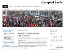 Tablet Screenshot of occupiedleeds.wordpress.com