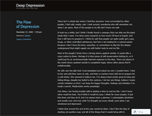 Tablet Screenshot of deepdepression.wordpress.com