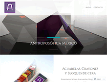 Tablet Screenshot of antroposofiamexico.wordpress.com