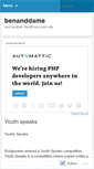 Mobile Screenshot of benanddame.wordpress.com