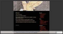 Desktop Screenshot of mistresstk.wordpress.com