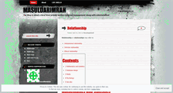 Desktop Screenshot of masuldarimran.wordpress.com