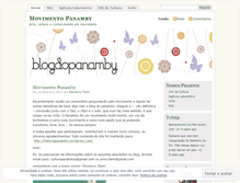 Tablet Screenshot of movimentopanamby.wordpress.com