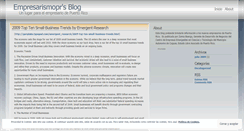 Desktop Screenshot of empresarismopr.wordpress.com