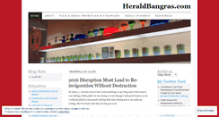 Desktop Screenshot of heraldbangras.wordpress.com