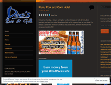 Tablet Screenshot of docsbarandgrill.wordpress.com