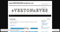 Desktop Screenshot of evertonneves.wordpress.com