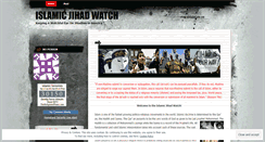 Desktop Screenshot of islamicjihadwatch.wordpress.com