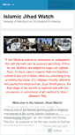 Mobile Screenshot of islamicjihadwatch.wordpress.com