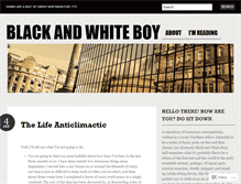 Tablet Screenshot of blackandwhiteboy.wordpress.com