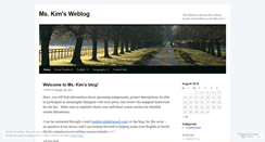 Desktop Screenshot of misskimsblog.wordpress.com