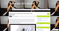 Desktop Screenshot of airmax2012reviews.wordpress.com