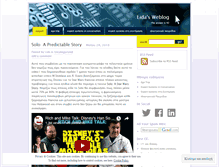 Tablet Screenshot of lidasweblog.wordpress.com