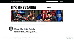 Desktop Screenshot of itsmeyvannia.wordpress.com