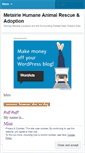 Mobile Screenshot of metairiehumane.wordpress.com