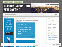 Tablet Screenshot of phoenixsealcoating.wordpress.com