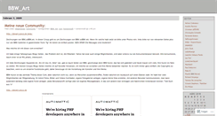 Desktop Screenshot of bbwart.wordpress.com