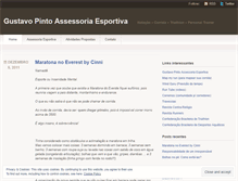 Tablet Screenshot of gustavopintoassessoriaesportiva.wordpress.com
