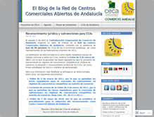 Tablet Screenshot of comercioabierto.wordpress.com