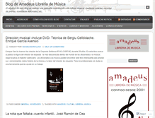 Tablet Screenshot of amadeuslibreria.wordpress.com