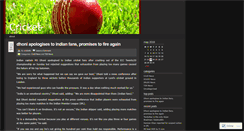 Desktop Screenshot of cric8.wordpress.com