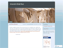 Tablet Screenshot of amandasbridal.wordpress.com