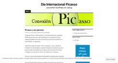 Desktop Screenshot of internacionalpicasso.wordpress.com