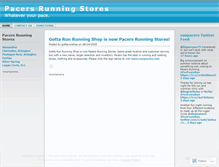 Tablet Screenshot of gottarunshop.wordpress.com