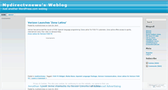 Desktop Screenshot of mydirectvnews.wordpress.com