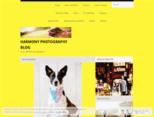 Tablet Screenshot of harmonyphotographyblog.wordpress.com